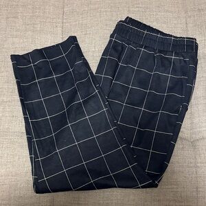 a new day Navy Grid Ankle Pants